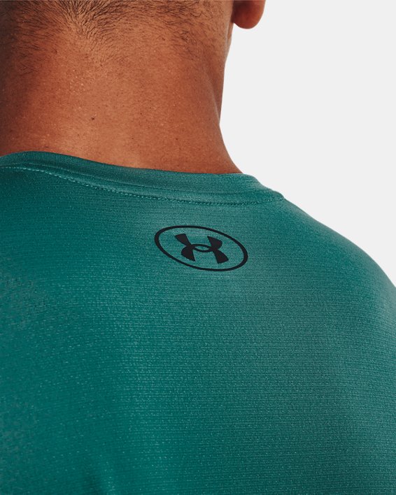 Men's UA Tech™ Vent Short Sleeve, Green, pdpMainDesktop image number 3